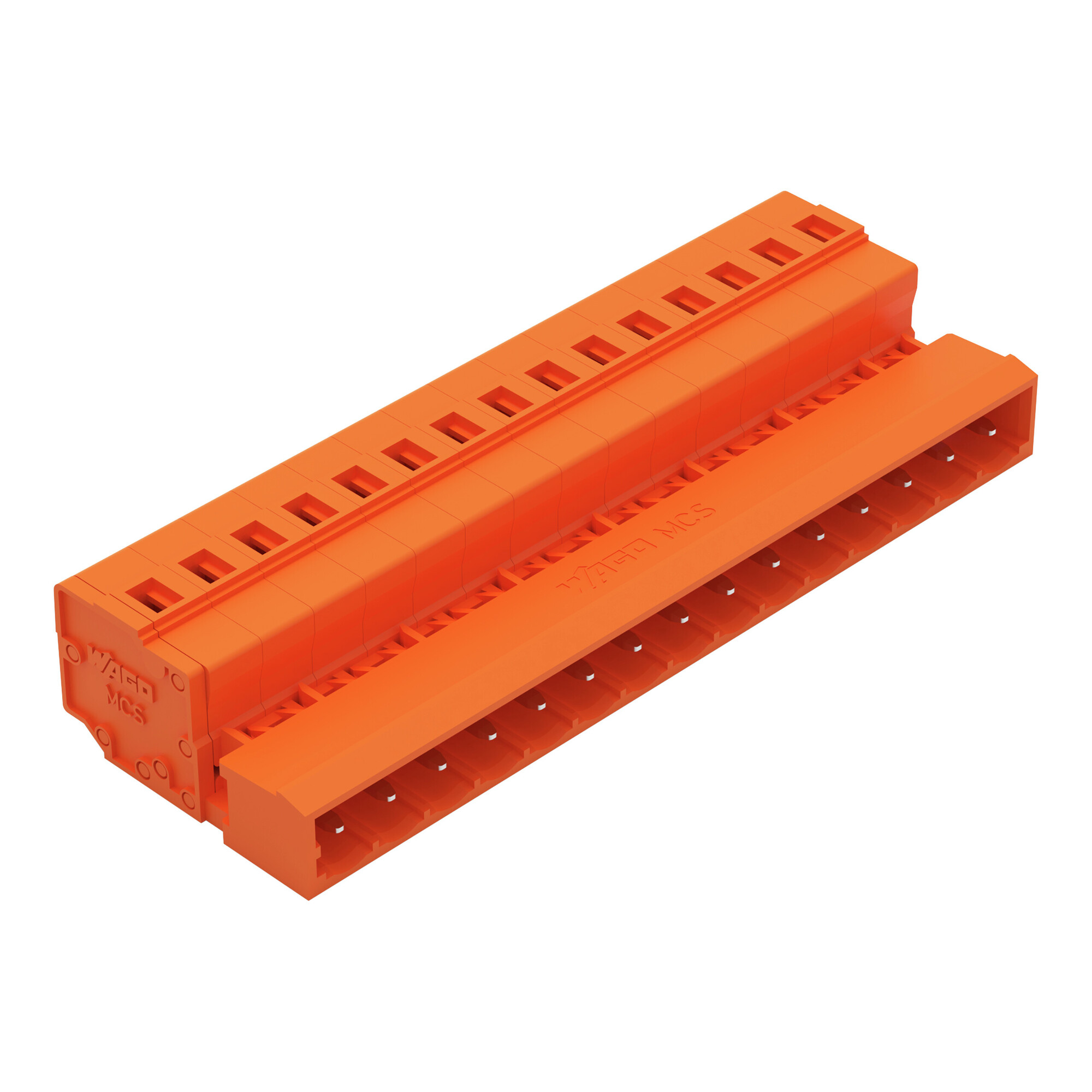 1-conductor male connector; CAGE CLAMP; 2.5 mm; Pin spacing 5.08 mm; 15-pole; 2,50 mm; orange