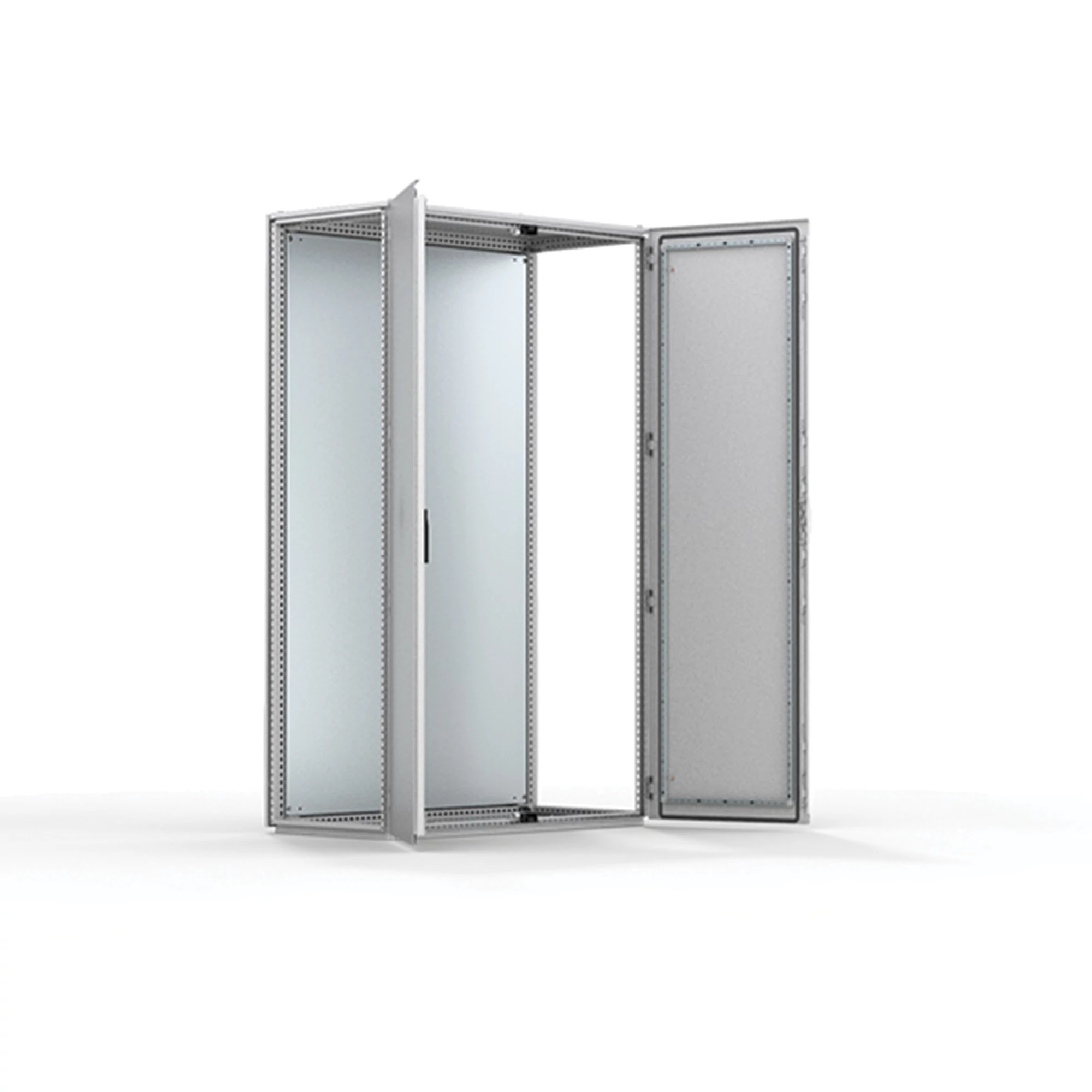 Modular Double Door, MCD, 2000x1600x400mm, Light Gray, Mild Steel