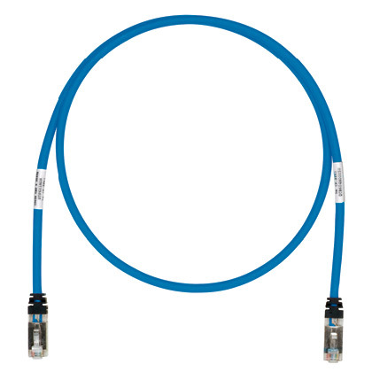 Copper Patch Cord, Cat 6A, Blue S/FTP Ca