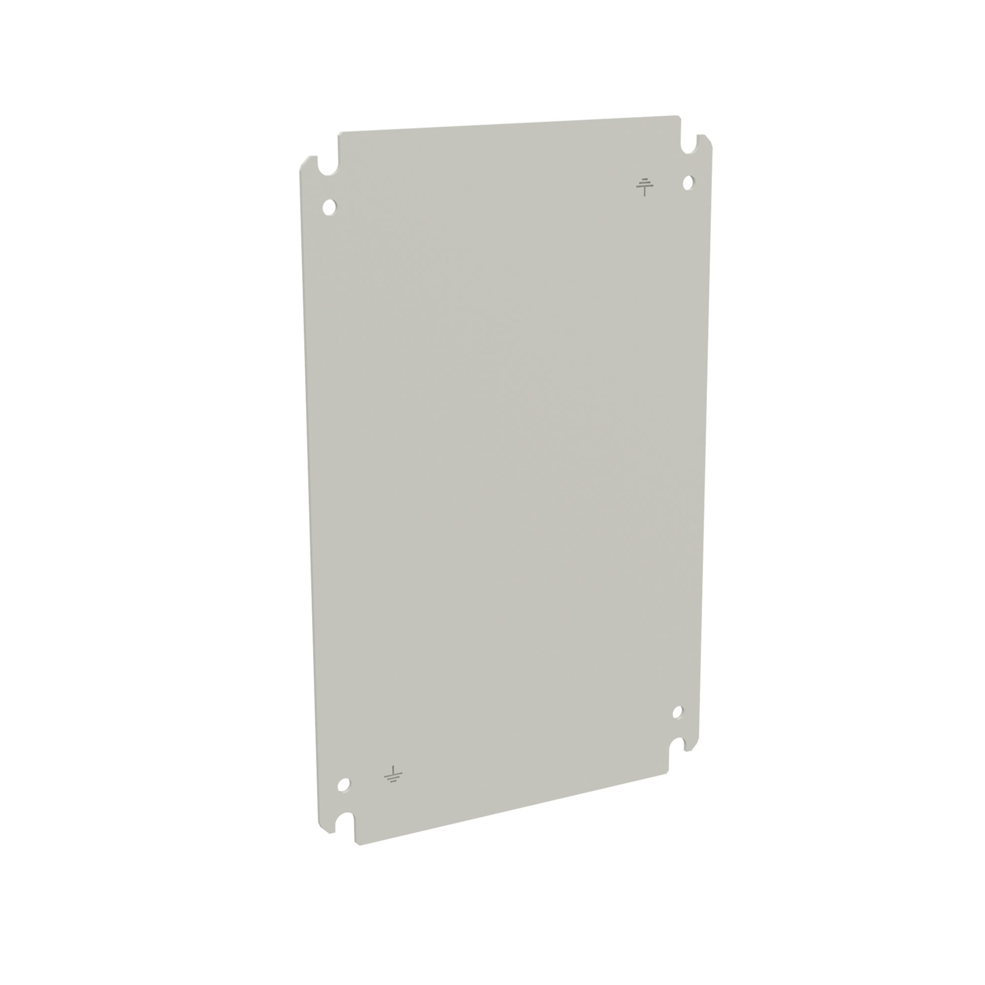 ZonEx ATEX Back Panel, fits 260x260mm, White, Mild Steel