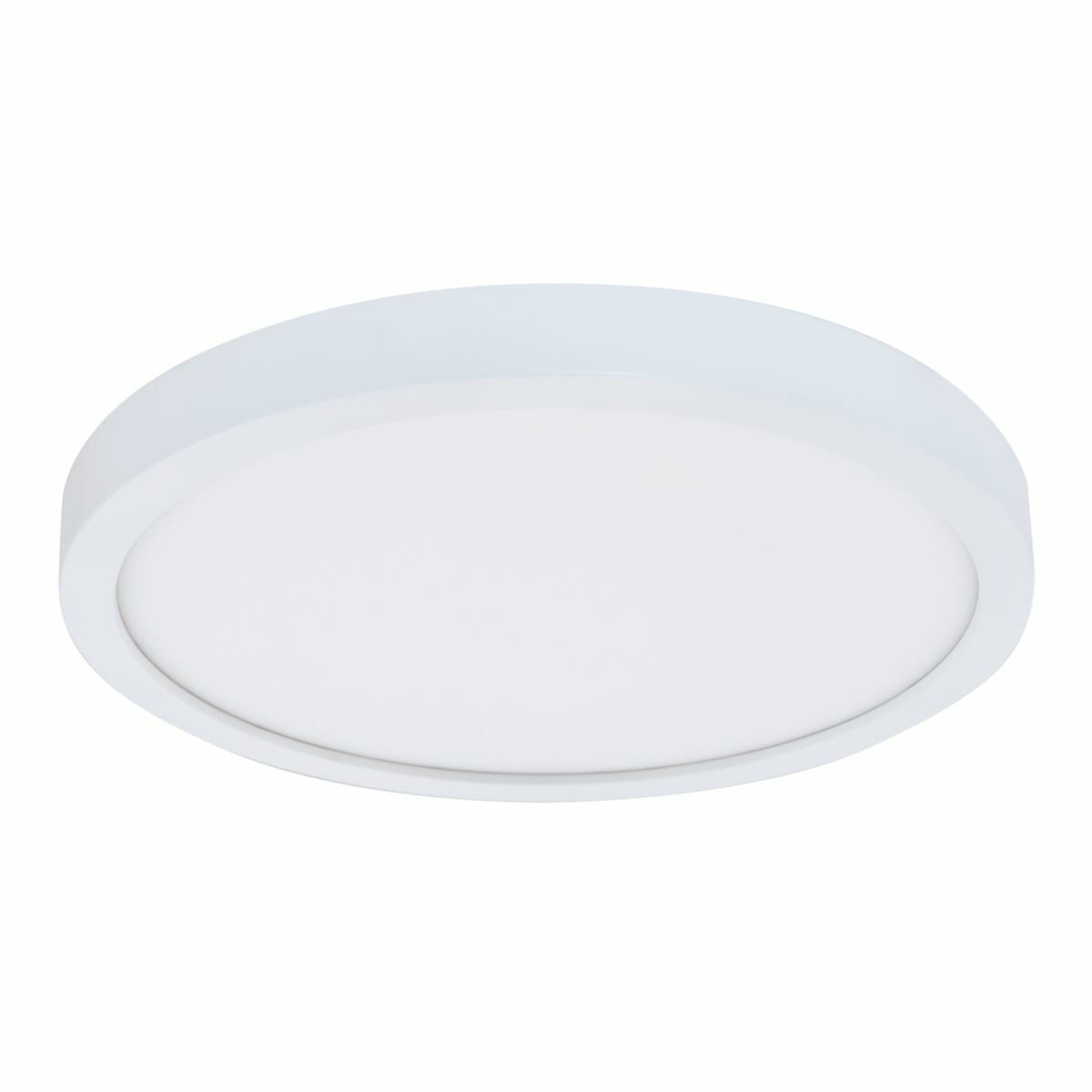 12" Round Surface Mount Downlight,2000 lumen,90 CRI, Field Selectable 2700K-5000K, Matte White