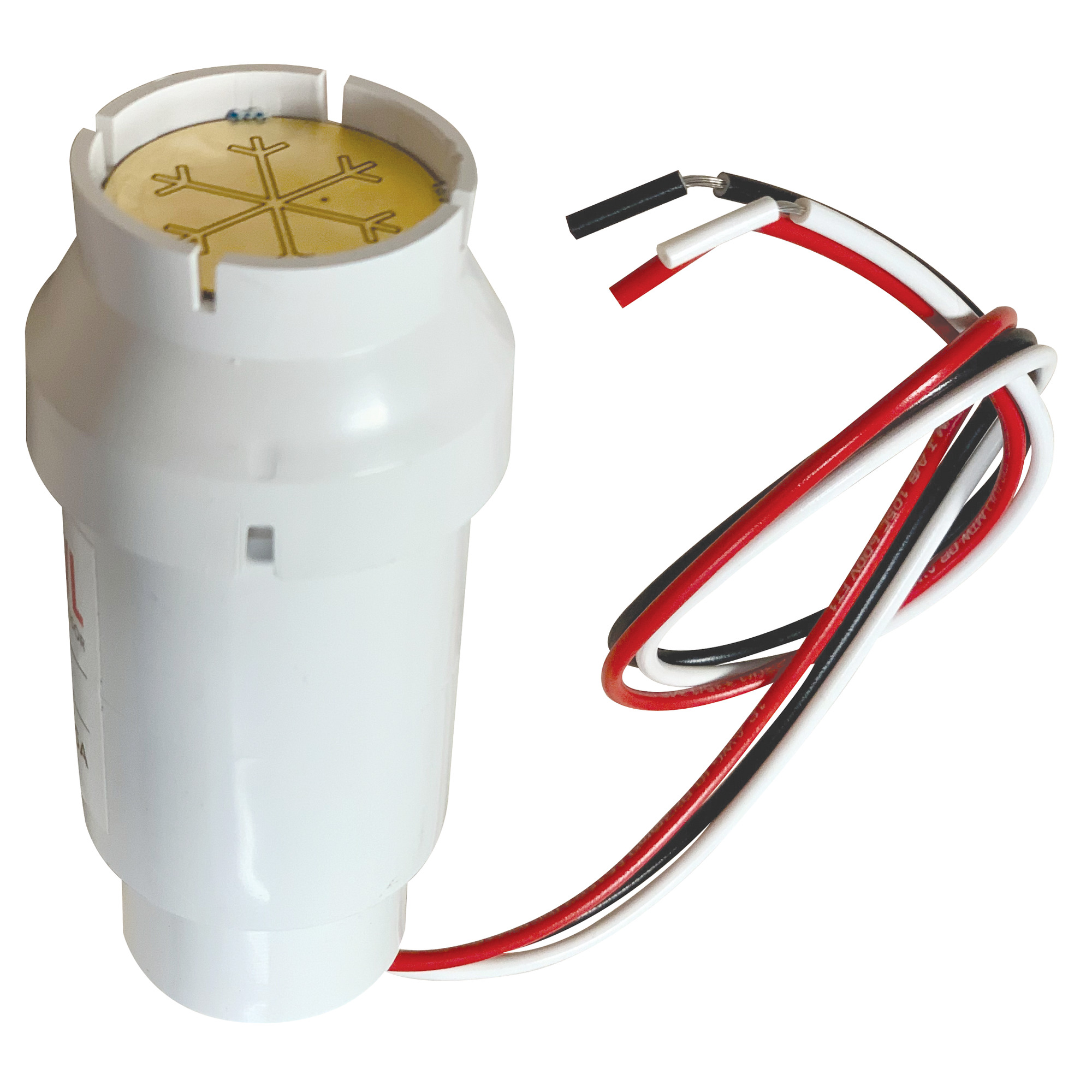 Aerial Snow Sensor that detects precipitation as snow below 38F (3.3C), 24 VAC