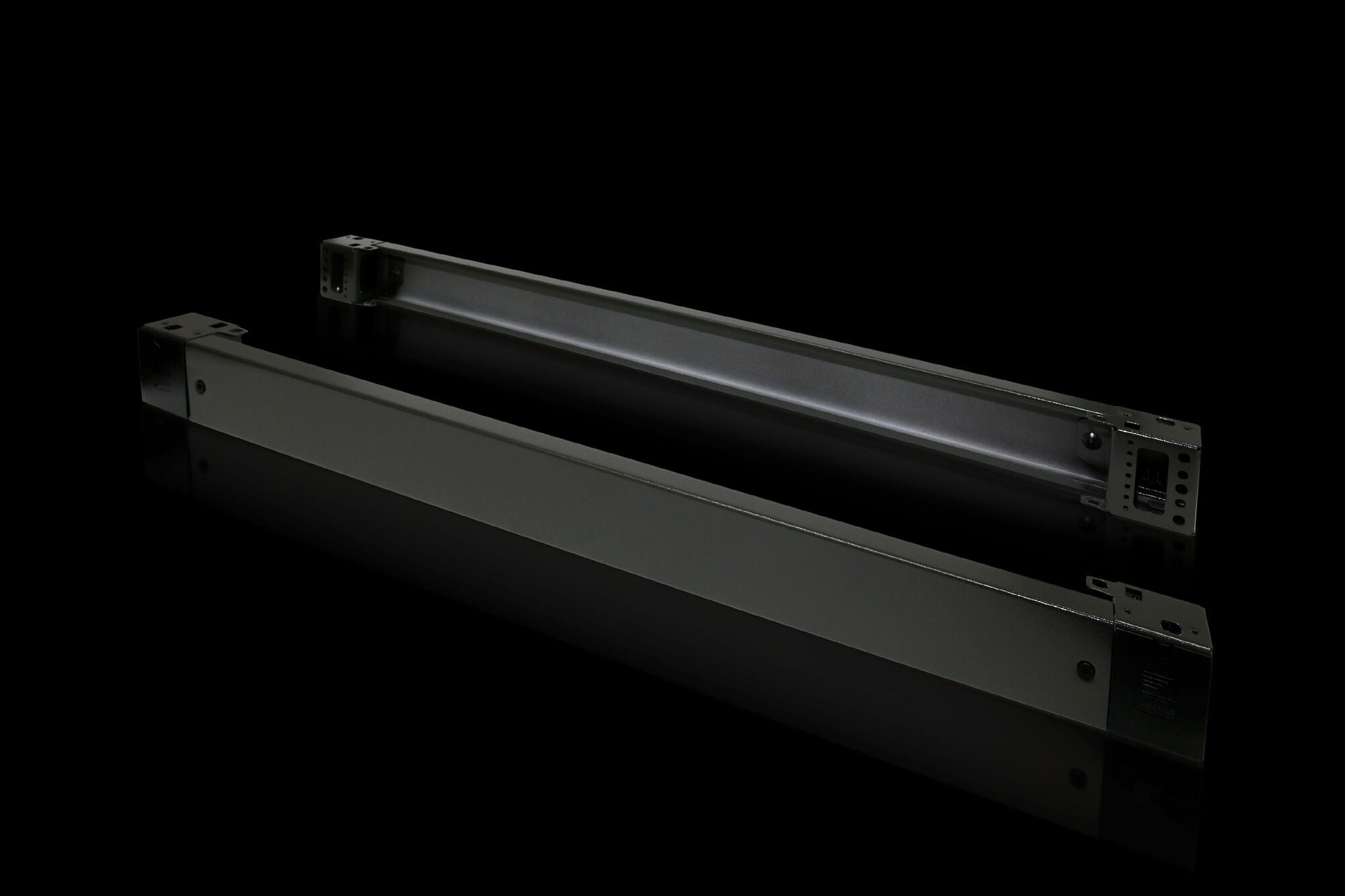 TS Base/plinth component, rear, H: 100 mm, for W: 1200 mm, RAL 7022, carbon steel
