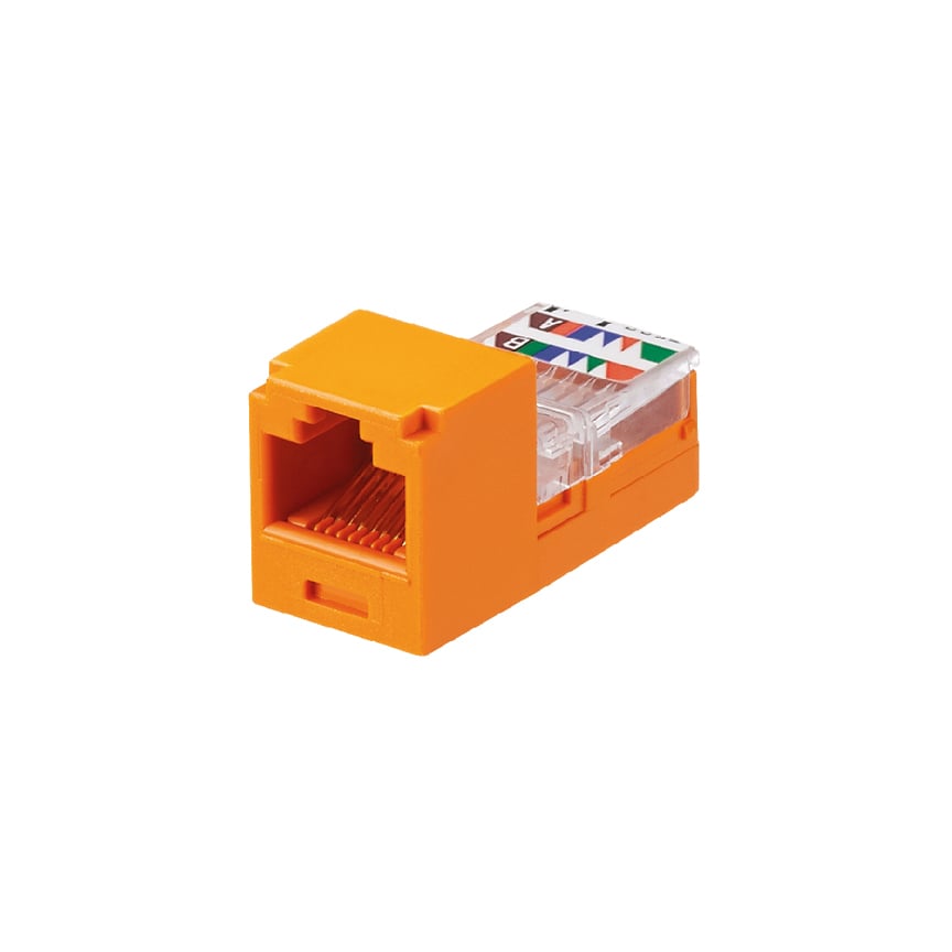 Mini-Com Module, Cat 5e, UTP, 8 pos 8 wi