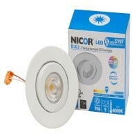 DLG2 Series 2 in. LED Gimbal Downlight in White, 4000K