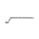 Economical galvanized steel Cable Support holds cable secure and centered on a metal or wood stud. It's perfect for fastening and positioning up to six individual NM cables, or four metal cables on a 2x4.