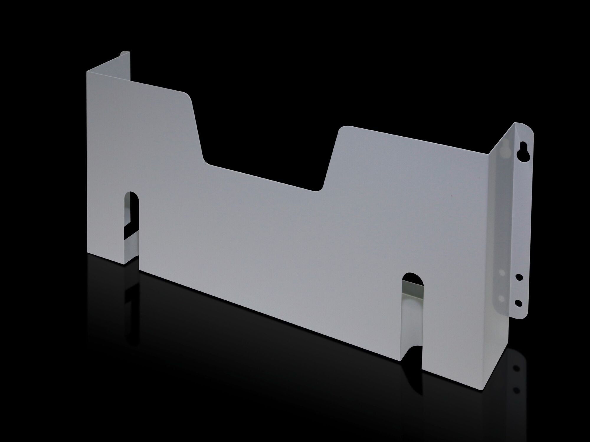 PS Wiring plan pockets, for TS, CM, SE, PC, TP pedestal, carbon steel, for door width: 600 mm, D: 90 mm