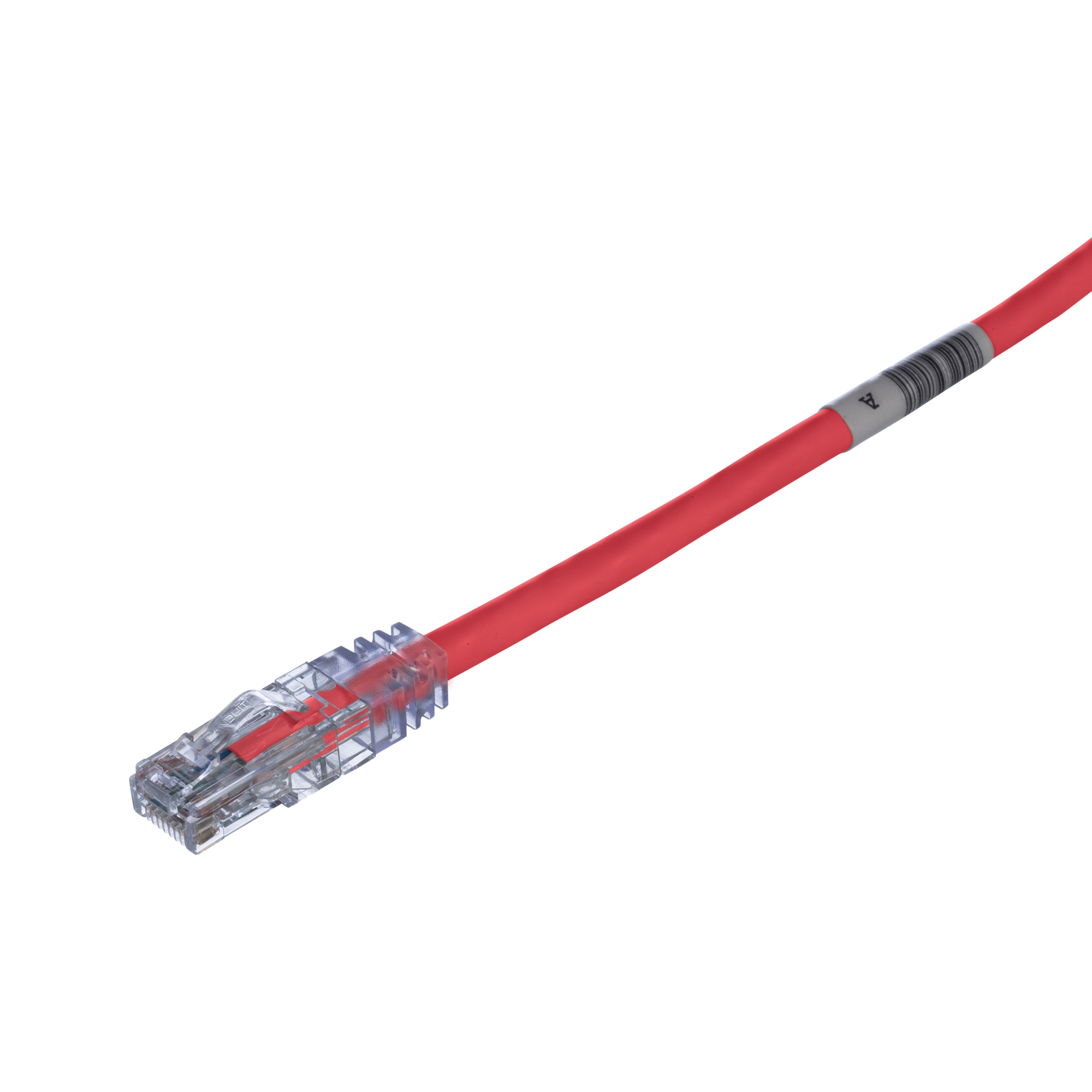 Copper Patch Cord, Cat 6, Red UTP Cable,