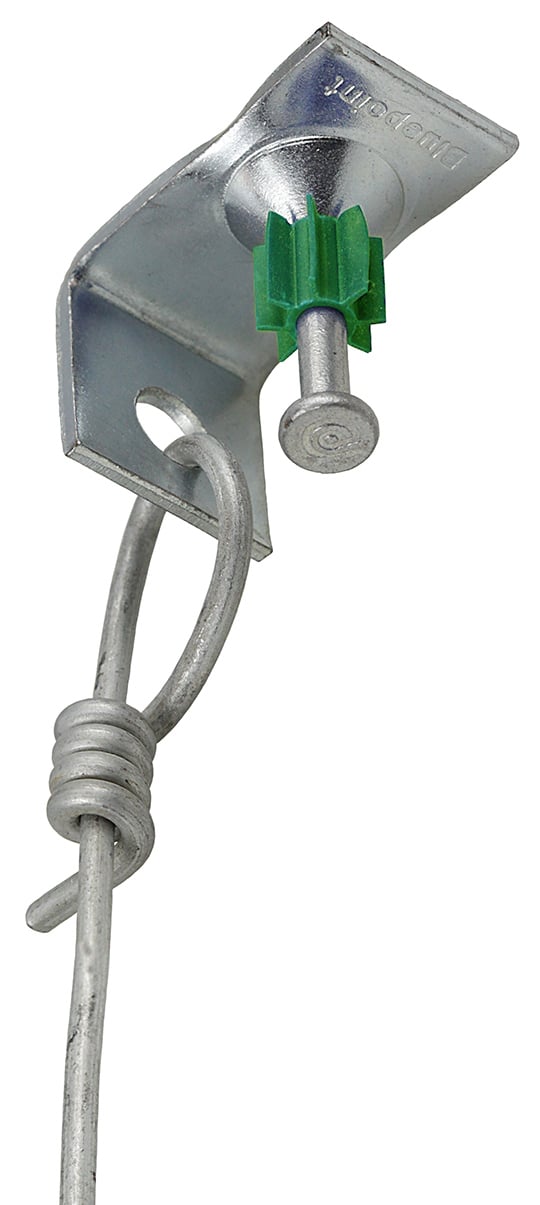 Pre-Tied Ceiling Wire, Grey, Galvanized finish, 8 ft. length
