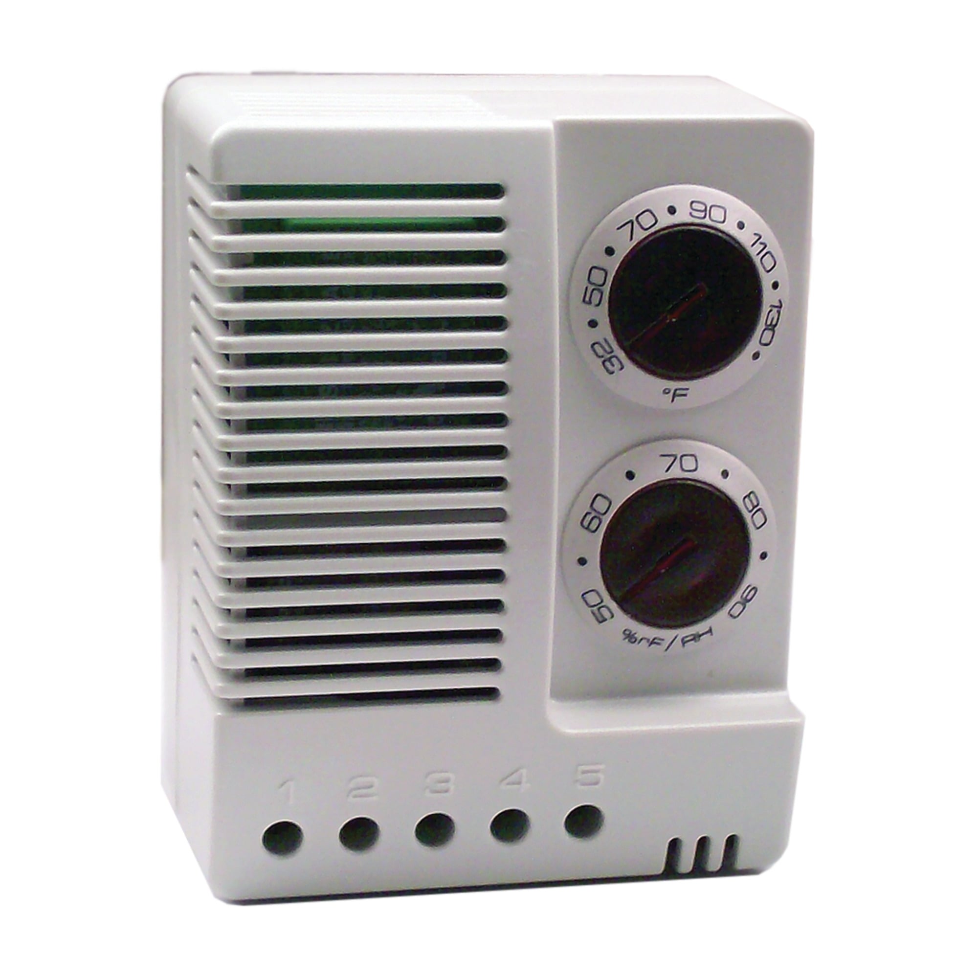 Electronic Hygrotherm, 3.03X2.36X1.69, Lt Gray, Plastic