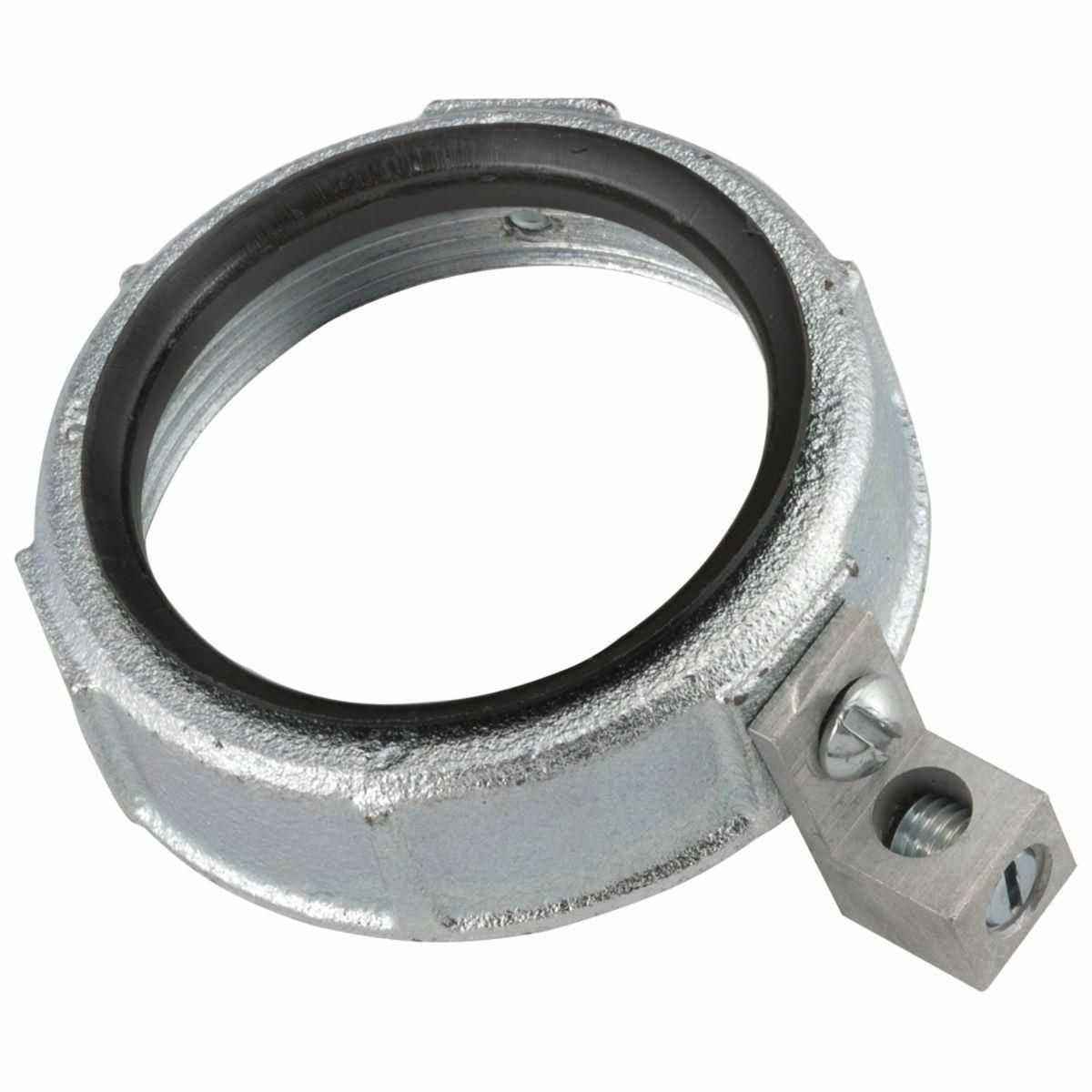 150 Degrees Insulated Grounding Bushings Feed-thru Lug Malleable Iron, 4In.Trade Size