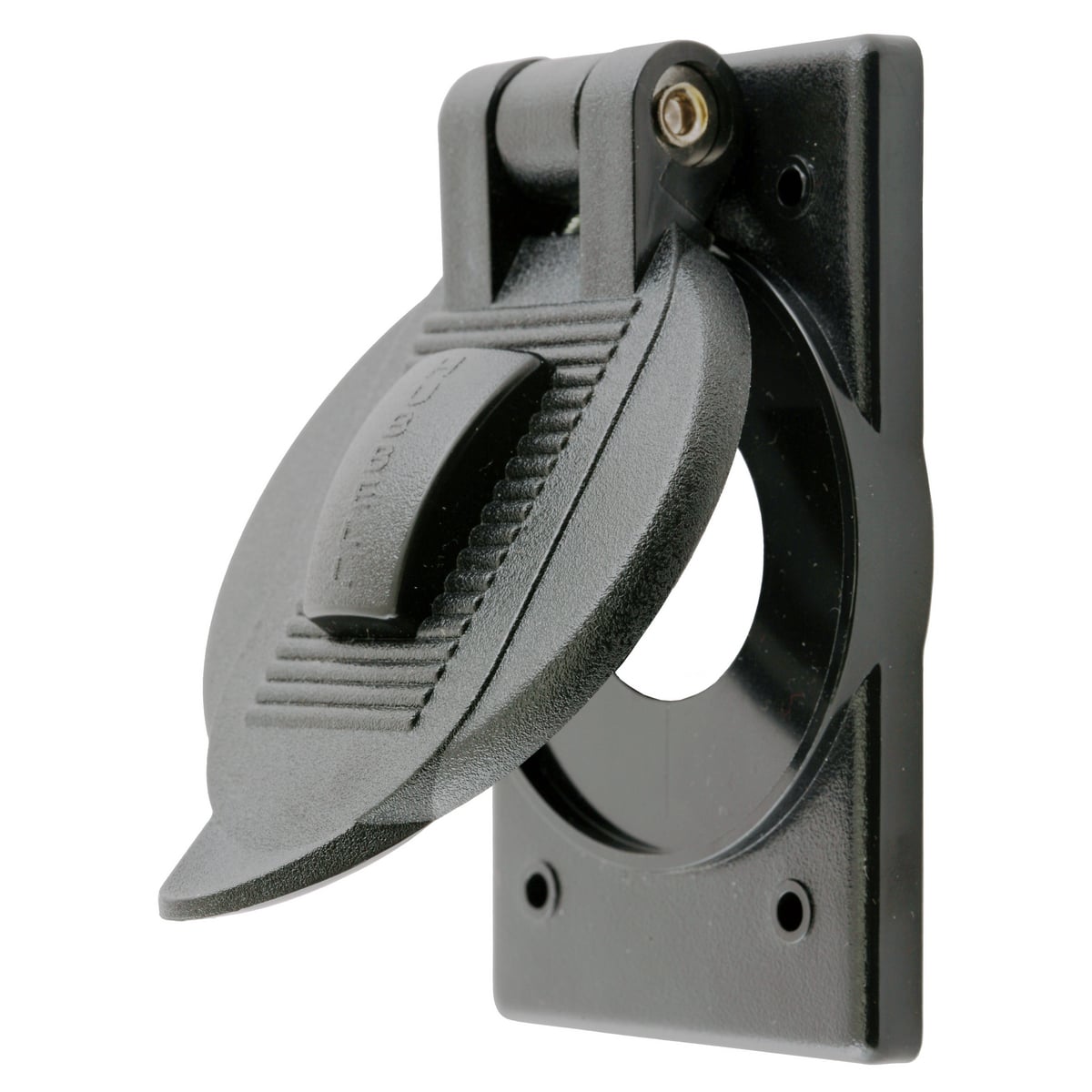 Wallplates and Boxes, Weatherproof Covers, 1-Gang, Generic Opening, Standard Size, Gray Polycarbonate