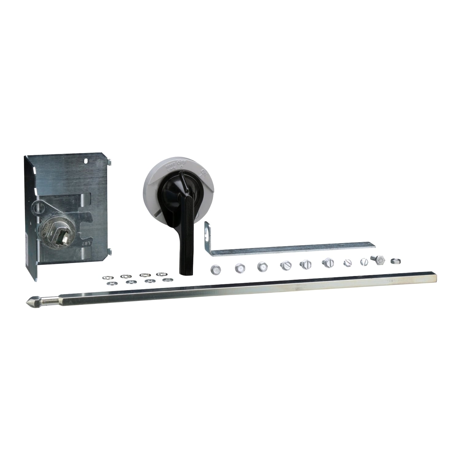 Circuit breaker accessory, PowerPacT B, handle kit, rotary, 3 inch, 125A, operating mechanism, long shaft
