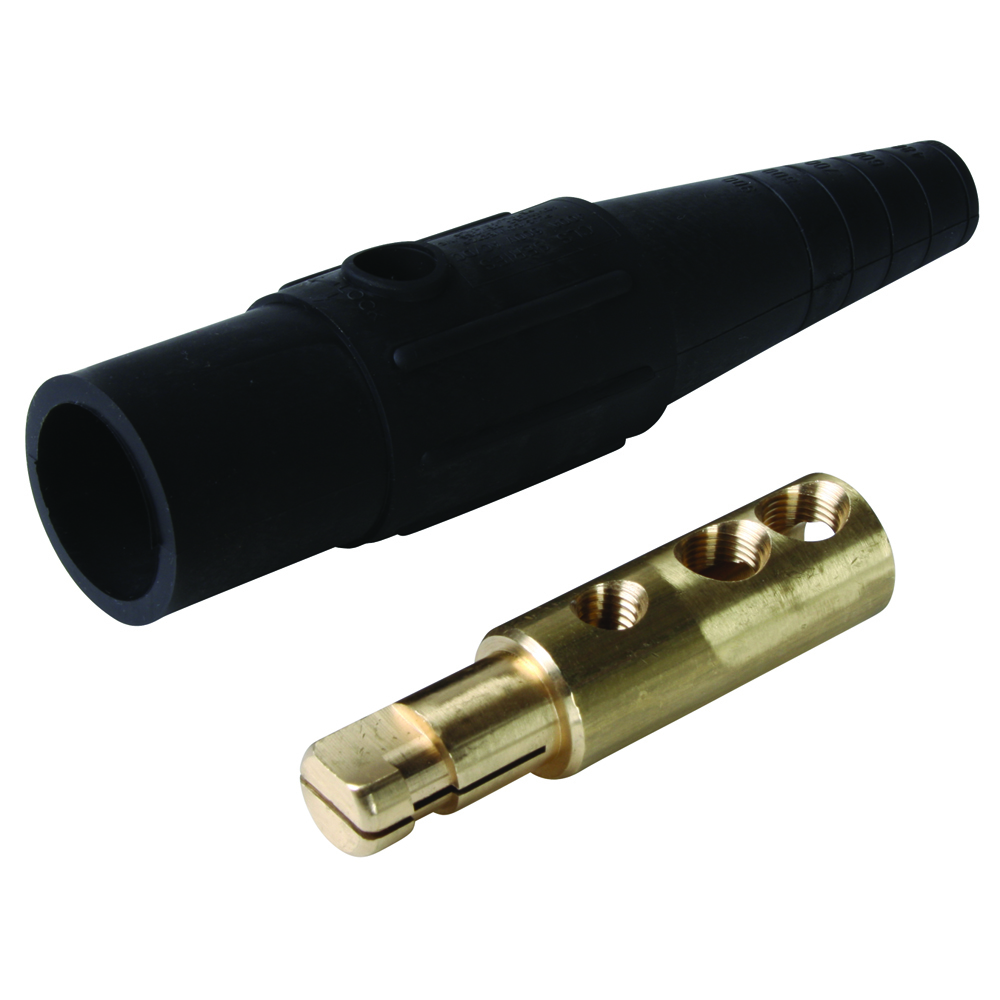 Male Cam Device, 400A 600V, Plug Black