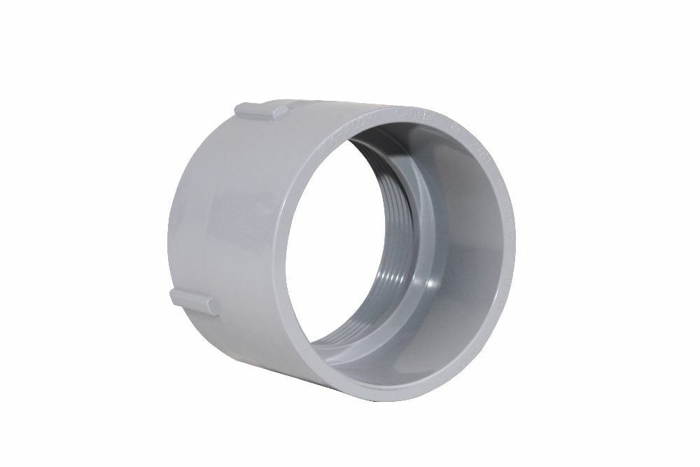 078077 Conduit Adapter, 3 in, FNPT Thread, PVC