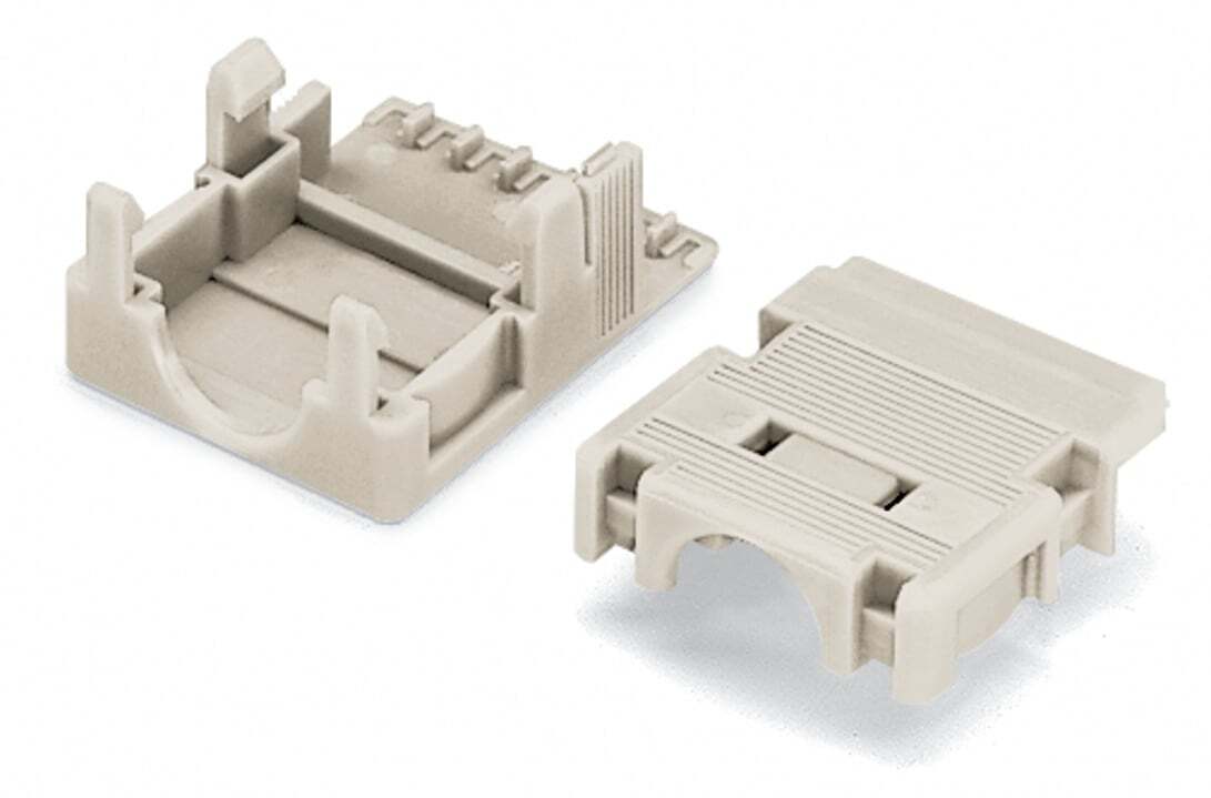 Strain relief housing; light gray