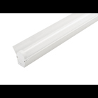 LED Shop Light Fixture, 48" Long, 4000K, White Finish, 40W, 4200 lumen. Includes Power Cord, Pull Chain, and Mounting Hardware