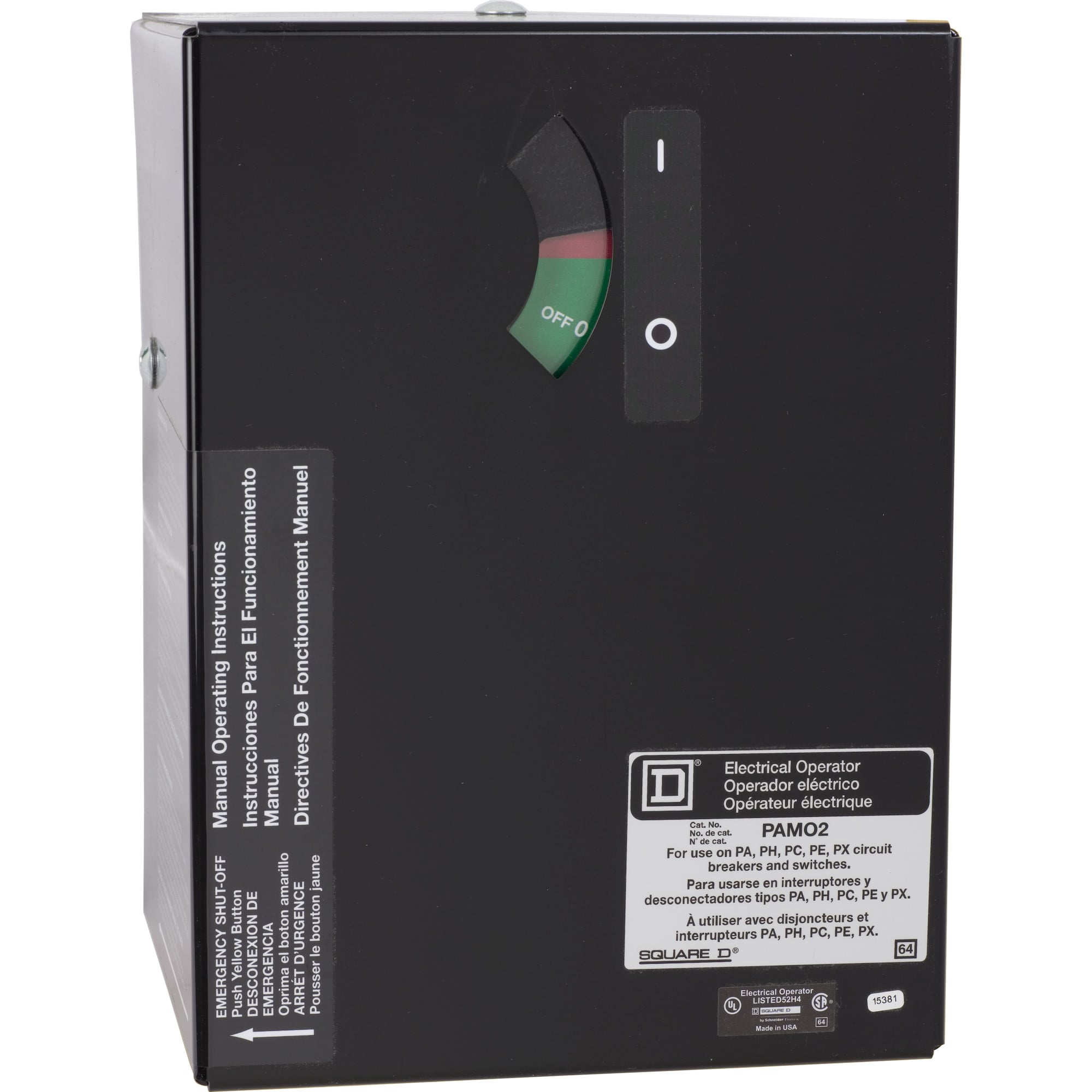 120VAC PA/PH/PC/PE/PX ELECTRICAL OPERATOR