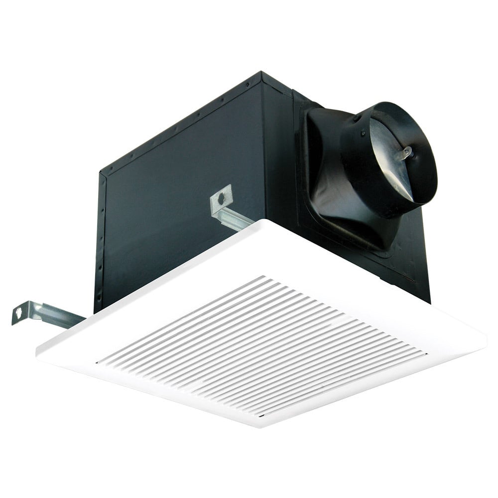 90 CFM ENERGY STAR Certified Deluxe Quiet Exhaust Fan - 4 Inch Metal Duct Adapters