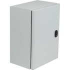 Wall mounted steel enclosure, Spacial S3DC, plain door, without plain chasis, 600x600x200mm, IP66, IK10