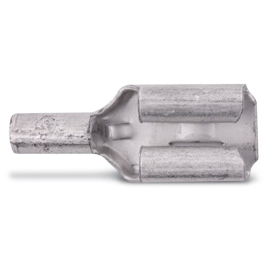 Non-Insulated Female Disconnect, Length .73 Inches, Width .31 Inches, Tab Size .250x.032, Wire Range #22-#18 AWG, Copper, Tin Plated, 1,000 Pack