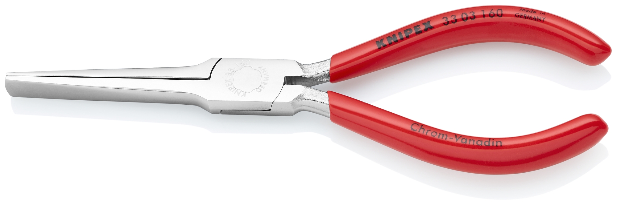 Duckbill Pliers, 6 1/4 in., Plastic Coating, Chrome Plated