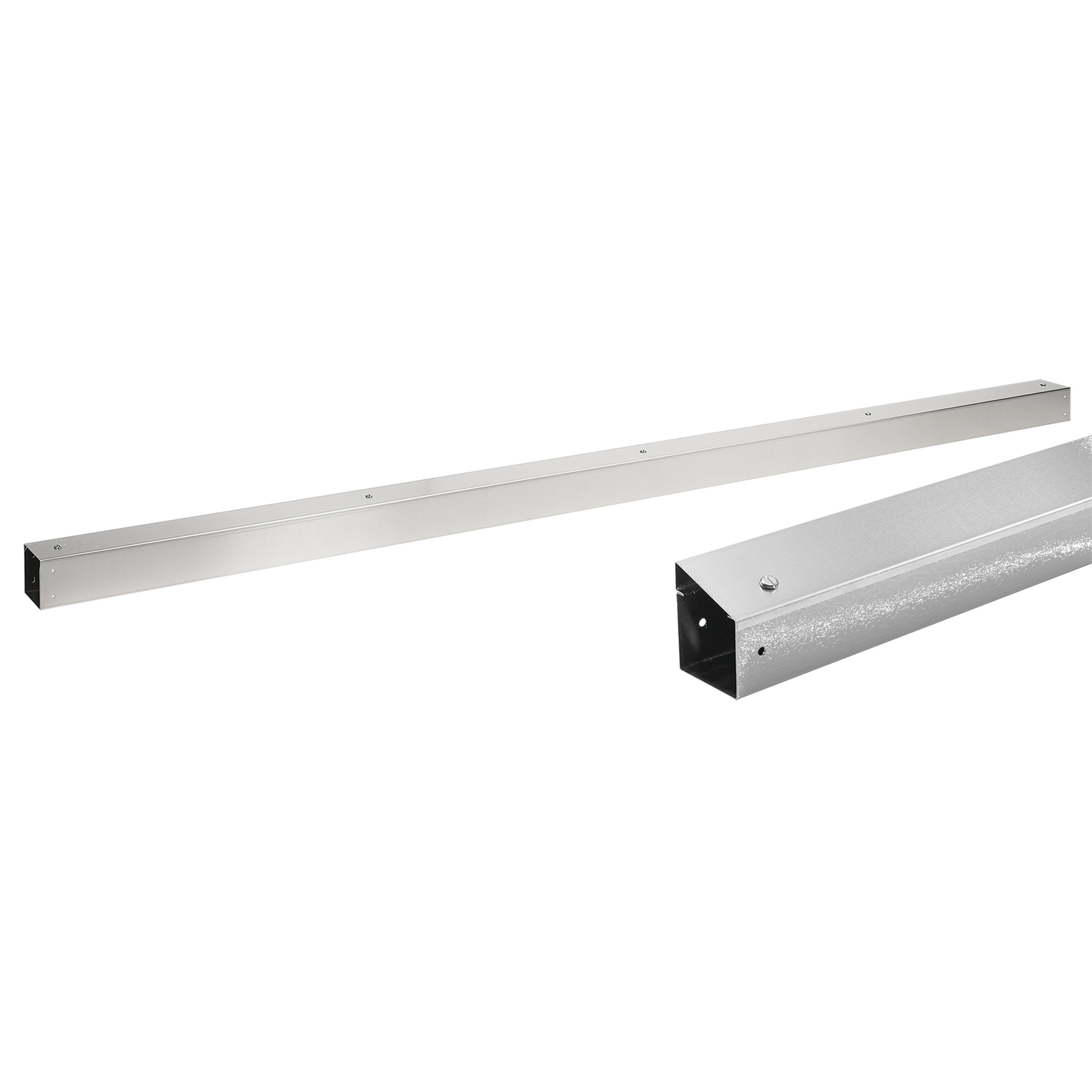 Straight Section Perforated CleanTray, 6.00x6.00x120.00, Brushed, SS304