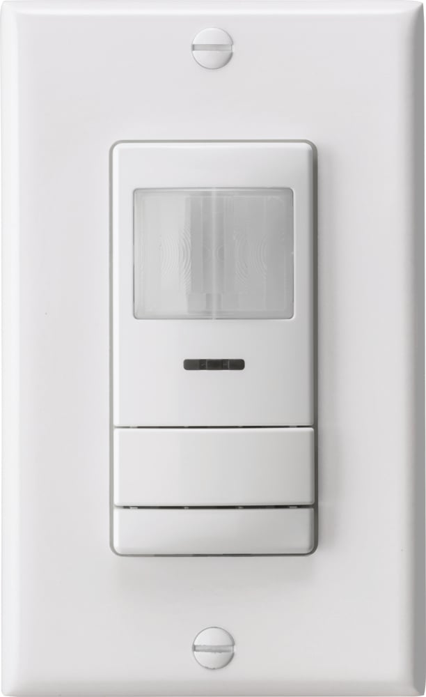 WSX SA WH Wall Switch Occupancy Sensor, Vacancy (default) or Auto-On, White