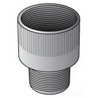 OZ-Gedney Type ME-S Male Enlarger, Size: 5/8 IN, Steel, Finish: Zinc Electroplated, Connection: 3/4 IN FNPT X 1/2 IN MNPT, Dimensions: 1-3/16 IN Maximum Diameter X 1-9/16 IN Length, Third Party Certification: UL File Number E-34997, Class I, Divis