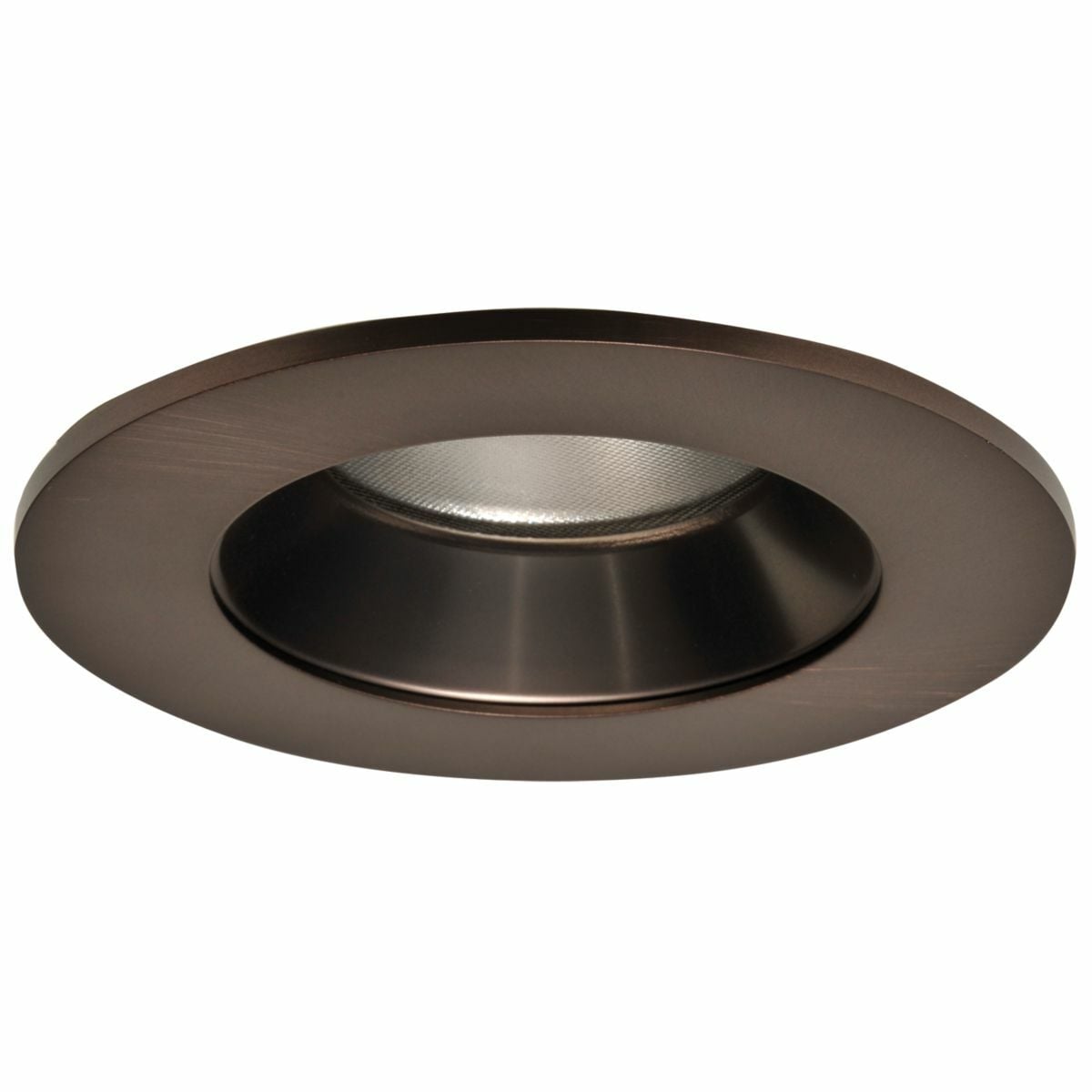 4" LED Trim, Solite(R) Glass Lens, Tuscan Bronze Reflector, Matte White Ring, Shower Rated