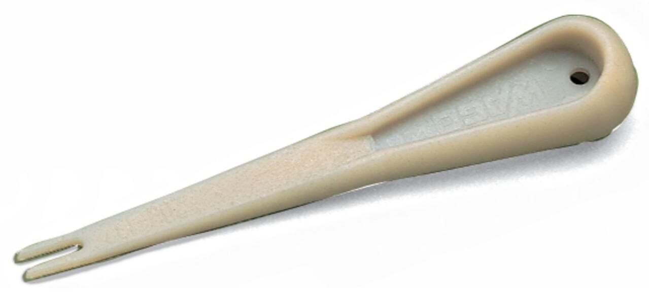 Operating tool; for connecting comb-style jumper bar; made of insulating material; 2-way; natural
