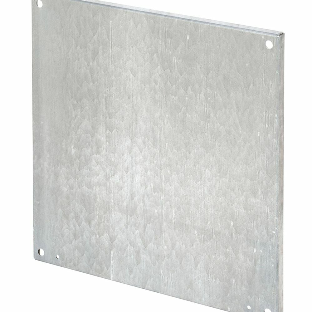 Eaton B-Line series panel enclosure, NEMA 3R, ANSI 61 gray painted, Protects against rain, sleet and ice formation, Galvanized steel, Wall mounting, Panel enclosures, Type 3r large continuous hinge cover, 36" X 24" panel
