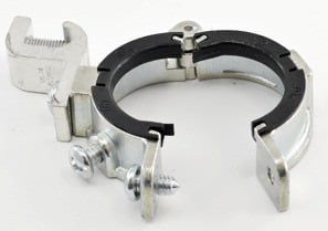 Split Bushing, Insulated, Grounding, Zinc Plated Steel, Size 1-1/2 Inch