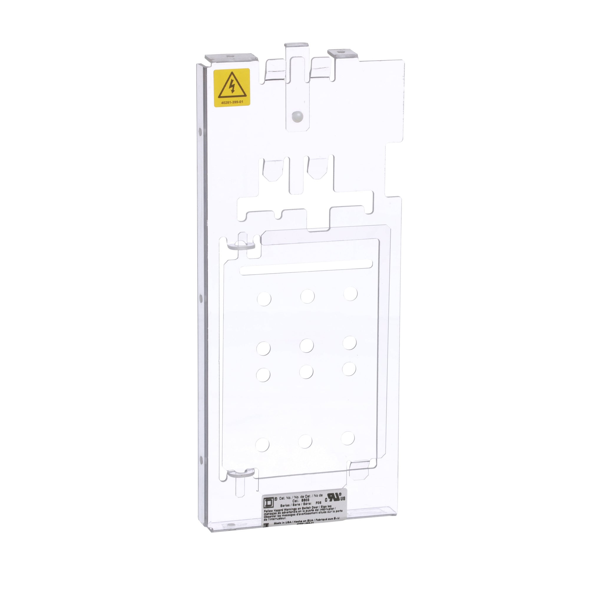 Safety switch accessory, heavy duty, interior barrier, 60A at 240VAC