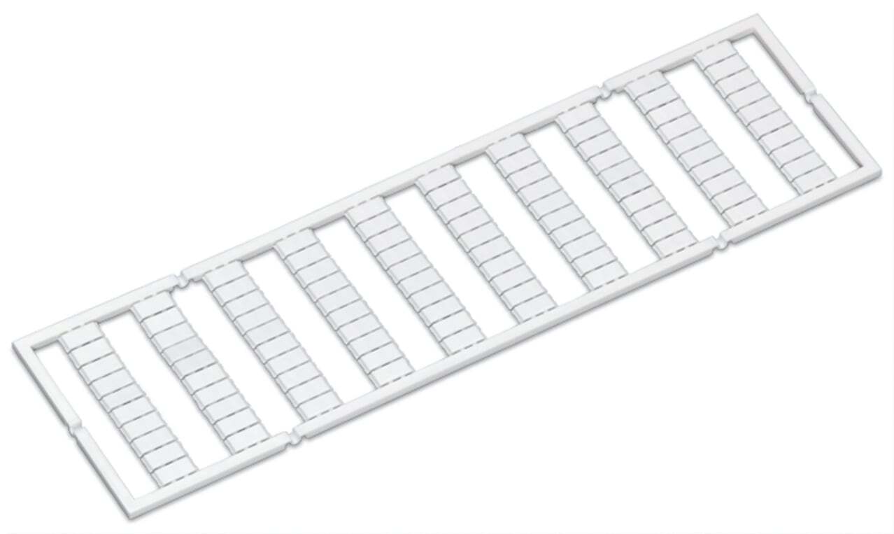 WMB marking card; as card; MARKED; 11 ... 20 (10x); not stretchable; Vertical marking; snap-on type; white