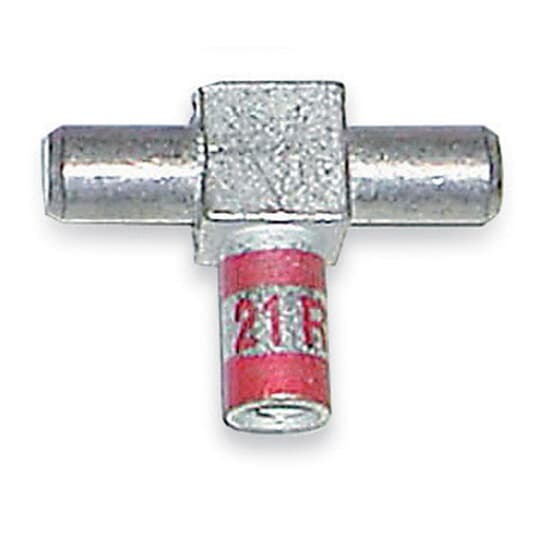 KUBE Male (Two Load) Copper Motor Pigtail Disconnect, Wire Size 8 AWG, Body Size 2, Die Color Red