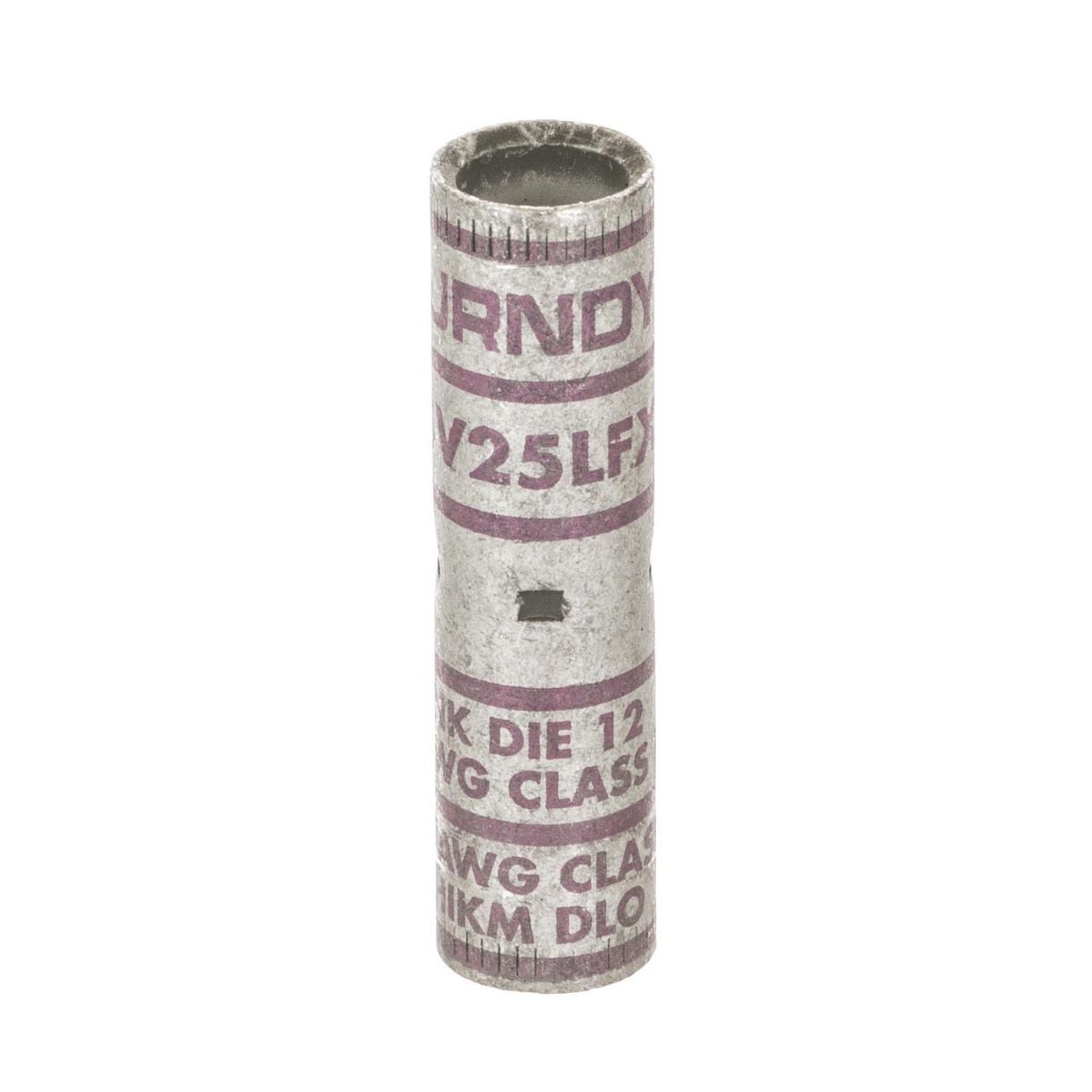 1/0 Flex G,H,I,K,M,DLO, 1/0 AWG CU, Standard Barrel, Internal Chamfer, Tin Plated, UL/CSA, 90?C, Up to 35kV, Pink Color Code, 12 Die Index.