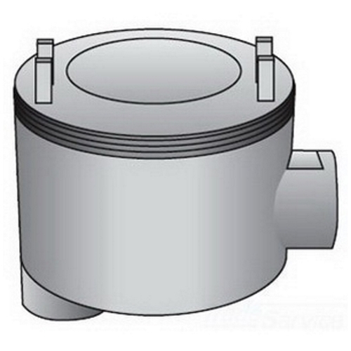 OZ-Gedney Type GUALB Conduit Outlet Box, Number Of Outlet: 2, Malleable Iron Body, Copper-Free Aluminum Cover, Size: 1/2 IN, Cable Entry: (2) 1/2 IN Hubs, 13.5 CU-IN Capacity, No, 3 IN Cover Opening, Finish: Zinc Electroplated With Aluminum Enamel, 3-5/8 IN Width, 2 IN Depth, 3-5/8 IN Height, NEMA Rating: NEMA 4, 7CD, 9EFG, Third Party Certification: UL File Number E-30513, Class I, Division 1, 2, Groups C, D, Class I, Zone 1, 2, Groups IIA, IIB, Class II, Division 1, 2, Groups E, F, G, Class III, CSA 020945, Applicable Third Party Standards: UL 886, CSA C22.2 Number 30, NEC Articles 500-503 And 505, Military Specification Mil-F-28675, Federal Specification A-A-50563, For Rigid Conduit And IMC