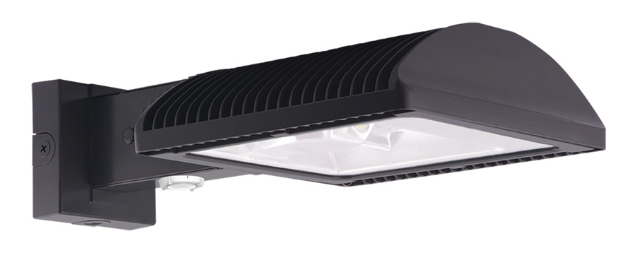 WpLED 50W,Type IV, 4000k, Dimmable LED, 120-277V 20' Lens 20Ft Mounting Wattstopper Sensor, Bronze