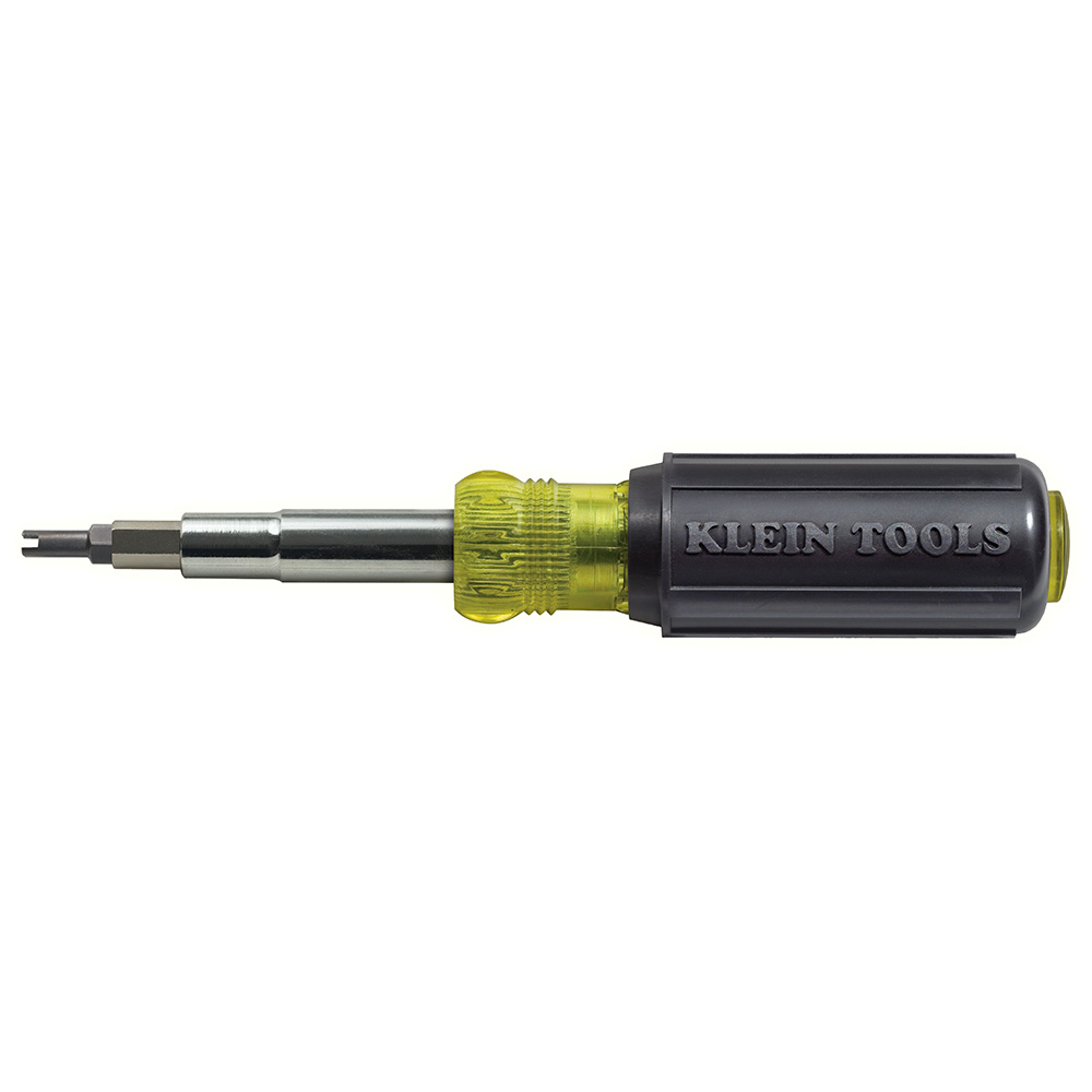 Multi-Bit Screwdriver / Nut Driver, 11-in-1, Ph, Sl, Sq, Schrader Bits