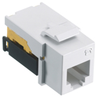 netSELECT? RJ25 USOC modular jacks support various telephony applications. The innovative angled QuickLace? termination towers provide ample room for lacing, accelerating the termination.