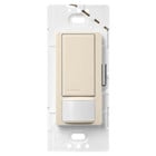 Lutron Maestro Motion Sensor Switch, No Neutral Required, 150W LED, Single Pole, Light Almond