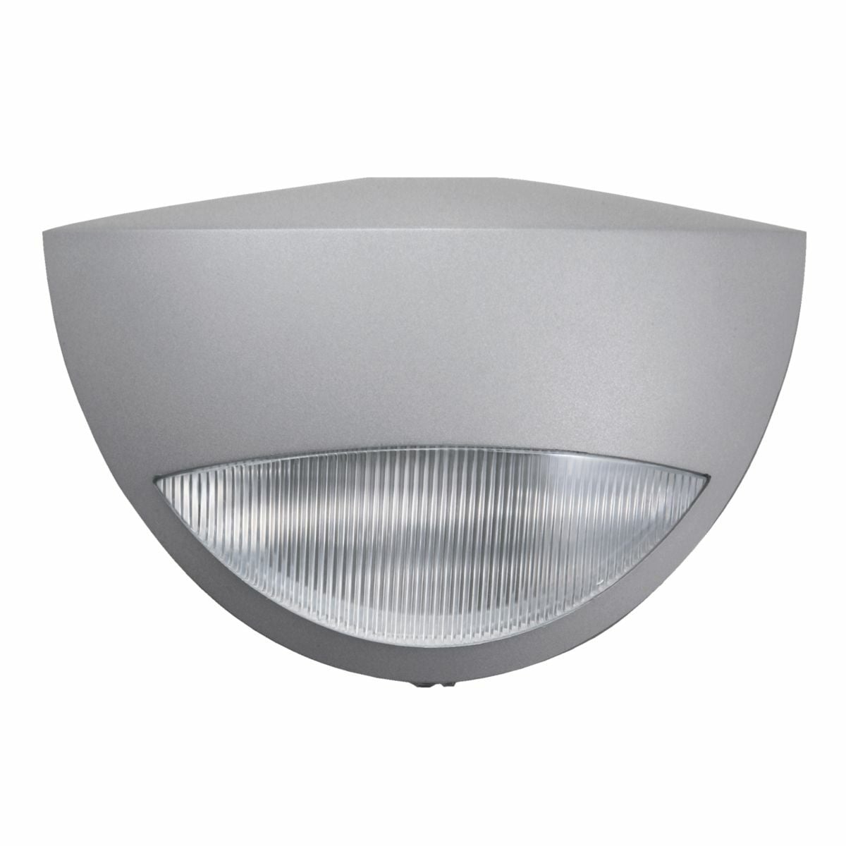 Architectural Emergency Light, LED, 4600K, Silver, Self-Diagnostics