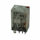 D7 Series General Purpose Plug-In Relay, Full featured cover, 220/240V coil, 15,720 Ohms resistance, Plug-in terminal, DPDT contact configuration, 15A contact rating, Silver alloy contacts, IP40 enclosure