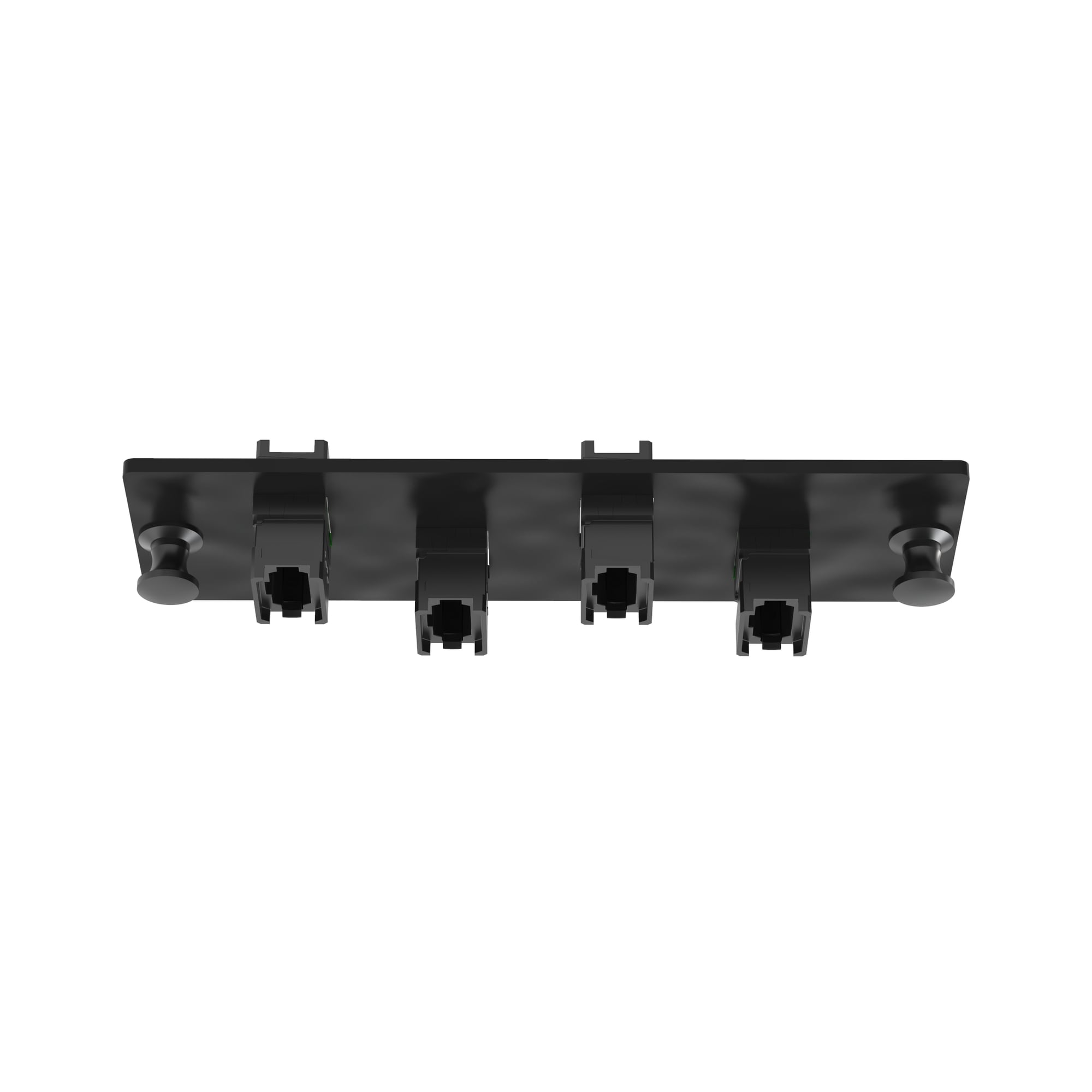 FAP with 4 MPO Adapters HORZ, BL        