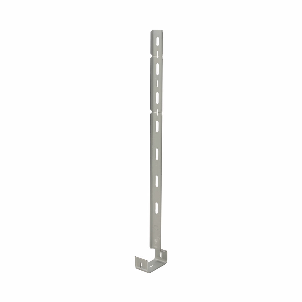 Eaton B-Line series box support fasteners, Wall studs, 1" Height, 1" Length, 1" Width, 0.424lbs, 18" length with break-away feature for 12" or 16" box mounting, Floor-mount box support, Pre-galvanized