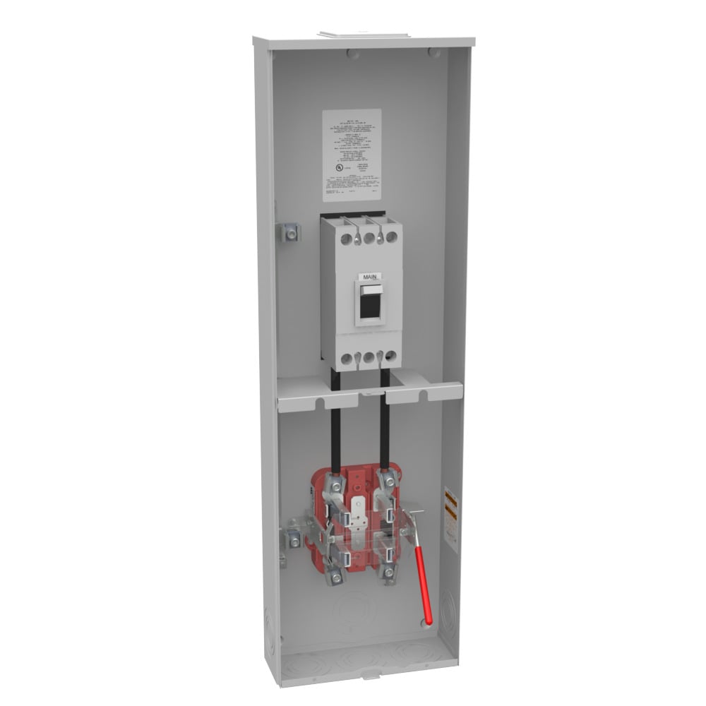U5764-X-200-CB 4 Term, Ringless, Large Closing Plate, Lever Bypass, 1-200 Amp, Main Breaker, 480V, Cold Sequence