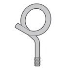 Ring, Wood Screw Bridle, Eye Diameter 1-1/4 Inch, Thread Size #14, Steel
