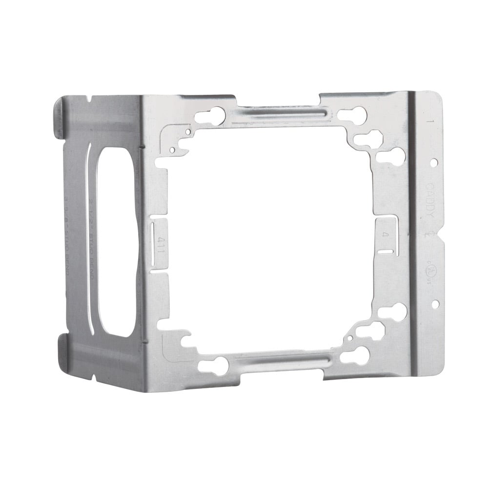 Electrical box bracket to stud, 2 1/2", 3 5/8" wall depth, 3.51"