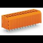 PCB terminal block; 1.5 mm; Pin spacing 3.81 mm; 3-pole; CAGE CLAMP; 1,50 mm; orange